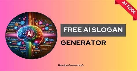 Free AI Slogan Generator .